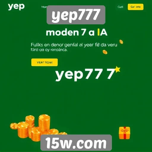 Acessibilidade e navegação no site yep777